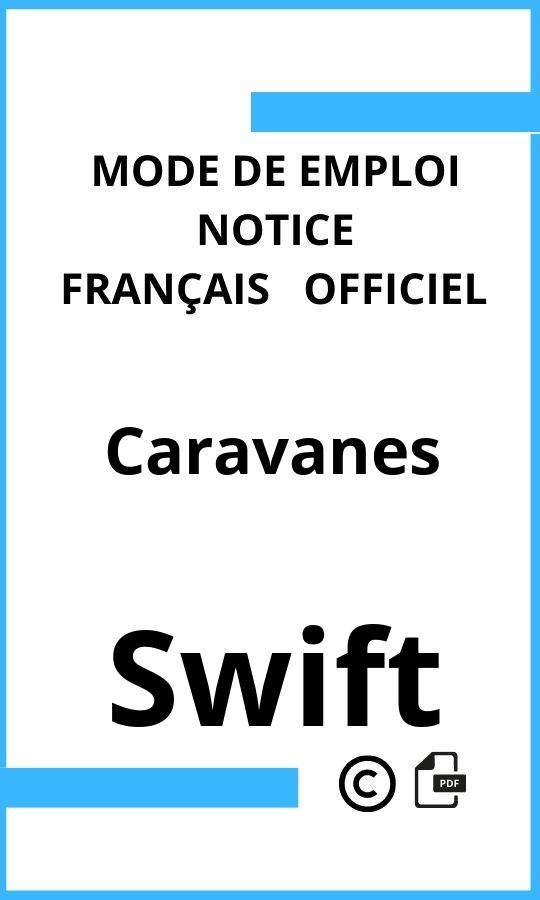 Mode d'emploi four Swift Caravanes Français