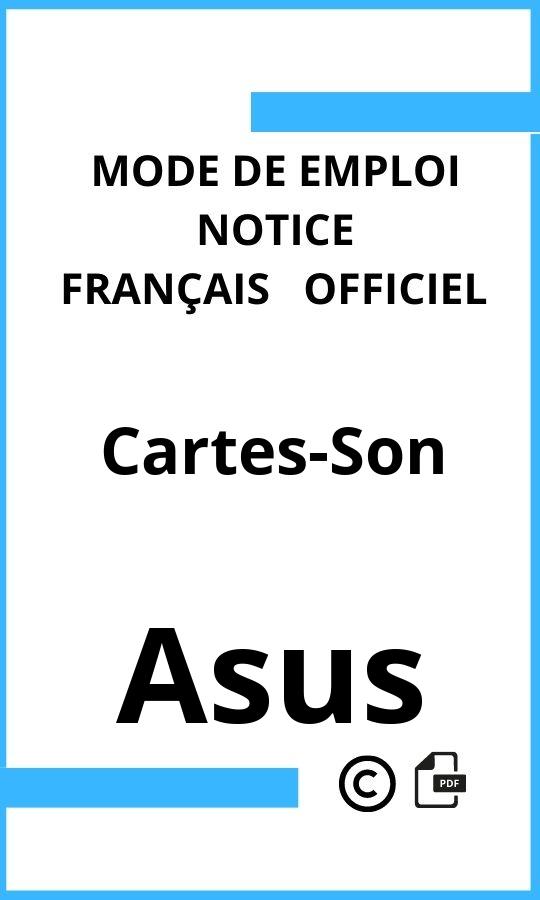 Mode d'emploi four Cartes-Son Asus Français