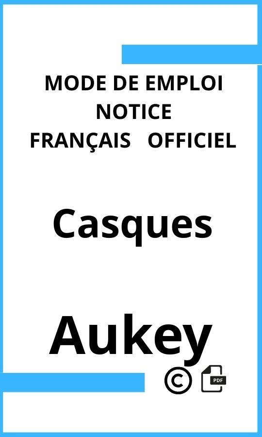 Mode d'emploi four Aukey Casques Français