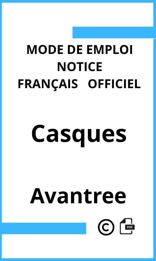 Mode d'emploi four Casques Avantree Français