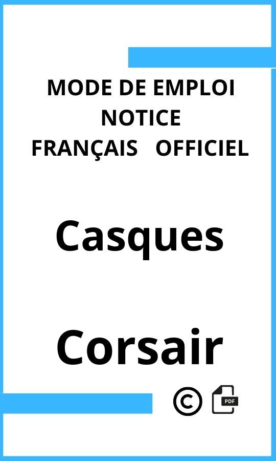 Corsair Casques Mode d'emploi Français