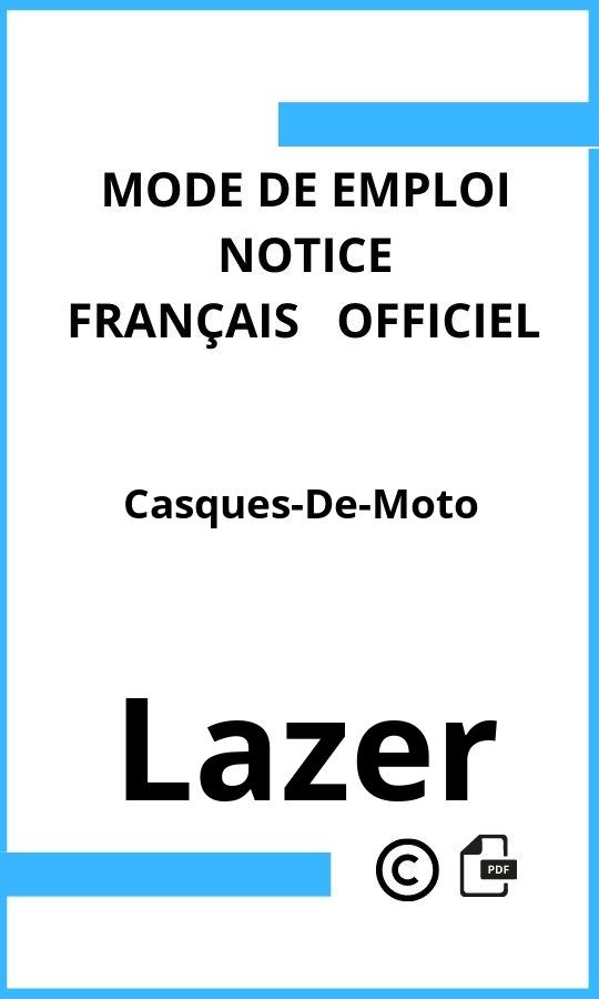 Casques-De-Moto Lazer Mode d'emploi Français