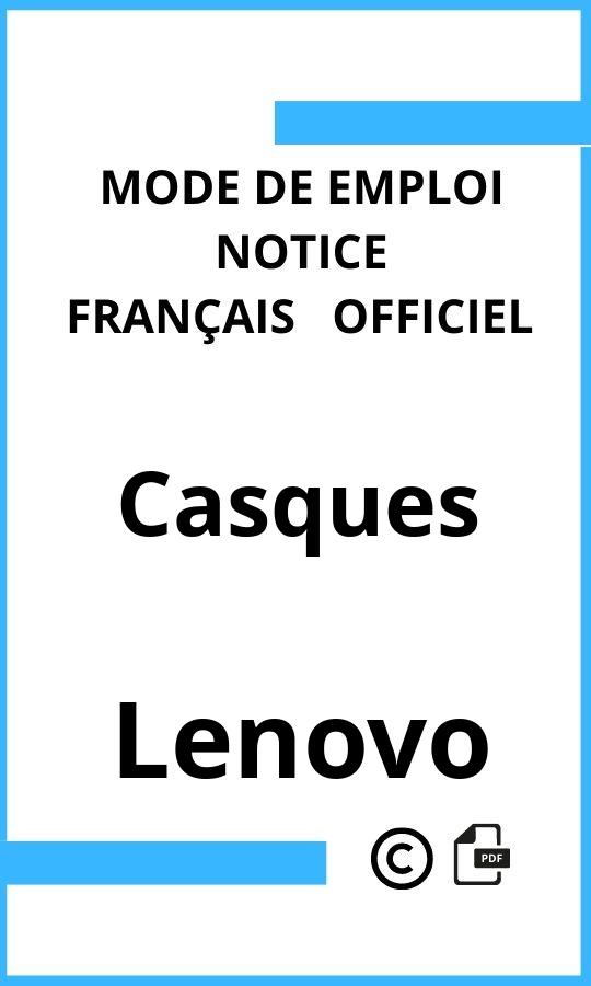 Mode d'emploi four Lenovo Casques Français