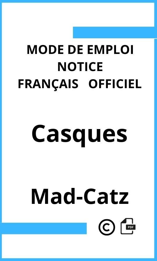 Mode d'emploi four Mad-Catz Casques Français