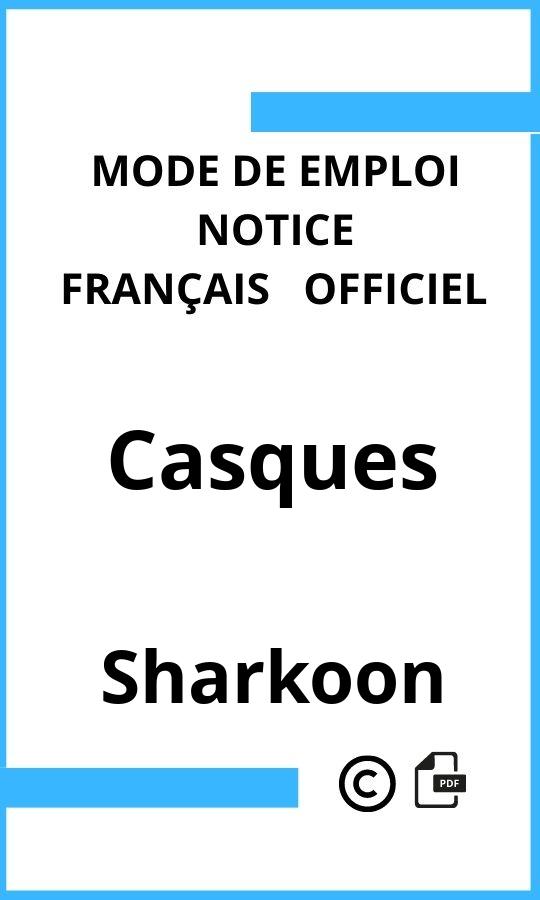 Casques Sharkoon Mode d'emploi Français