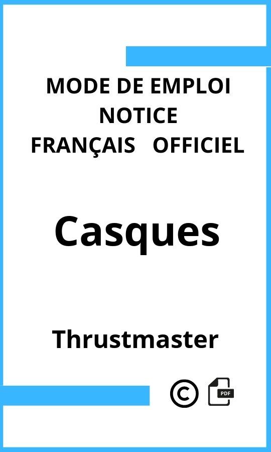 Casques Thrustmaster Mode d'emploi Français