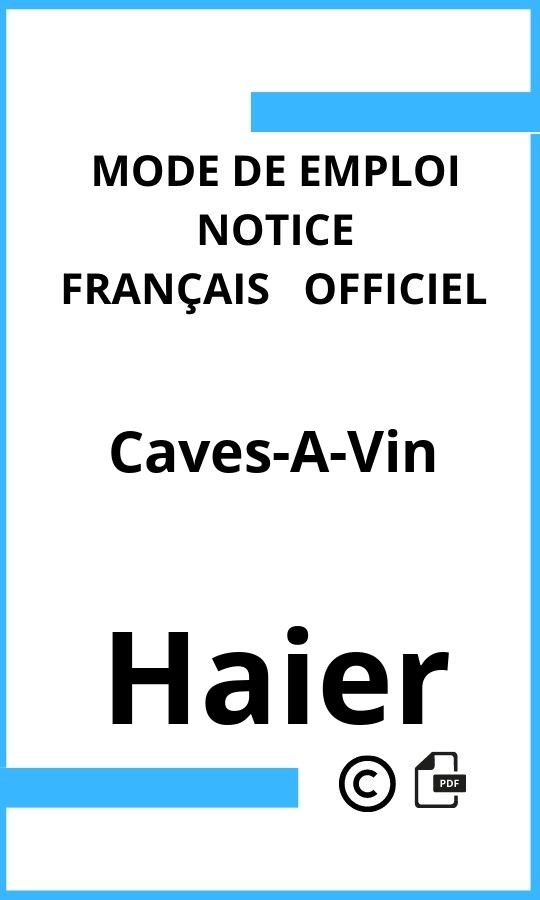 Mode d'emploi four Caves-A-Vin Haier Français