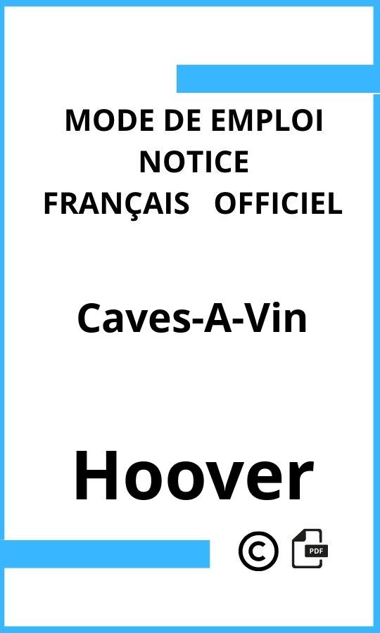 Caves-A-Vin Hoover Mode d'emploi Français