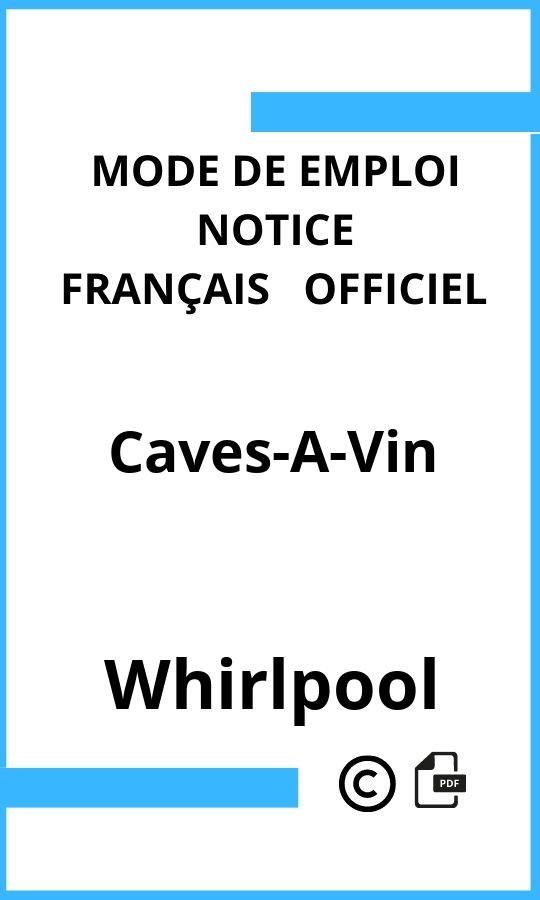 Caves-A-Vin Whirlpool Mode d'emploi Français