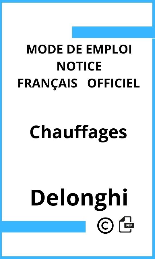 Chauffages Delonghi Mode d'emploi Français