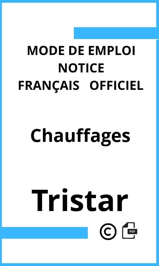 Mode d'emploi four Chauffages Tristar Français