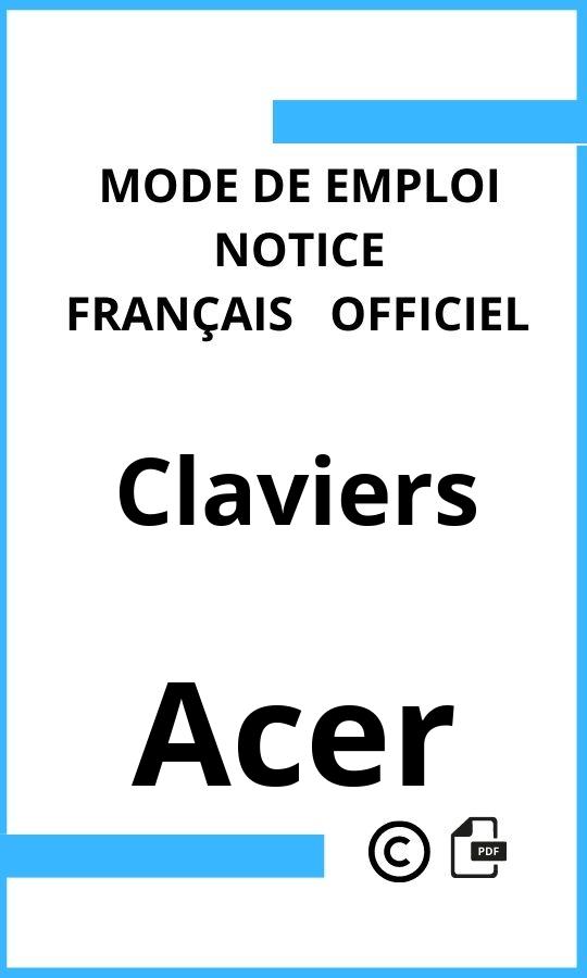 Acer Claviers Mode d'emploi Français