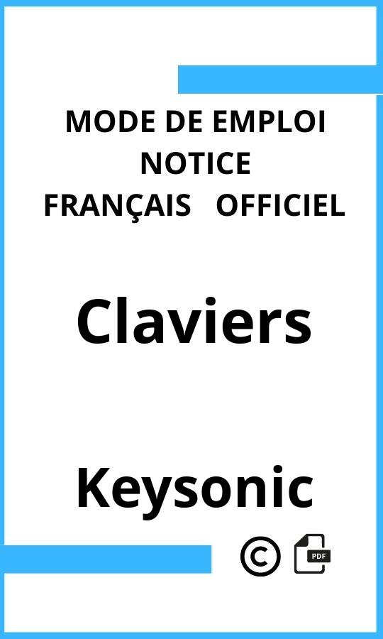 Mode d'emploi four Claviers Keysonic Français