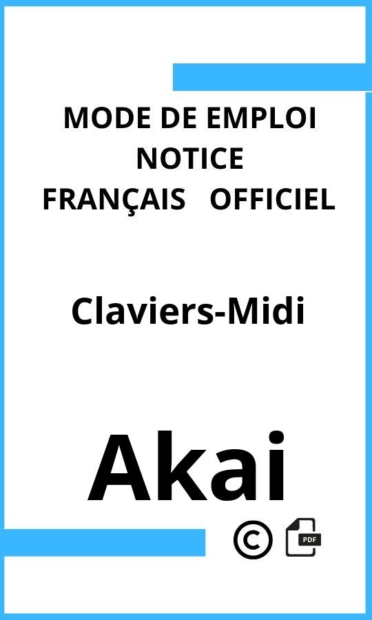 Claviers-Midi Akai Mode d'emploi Français