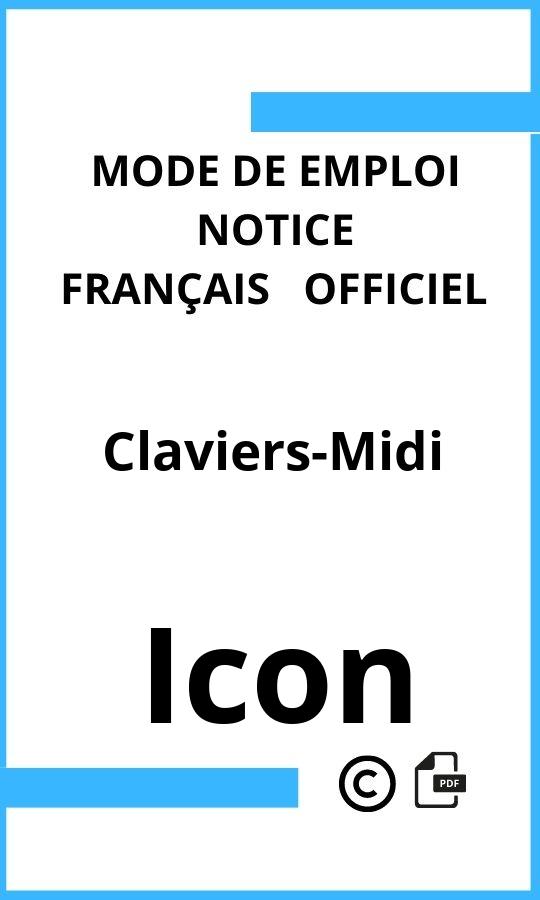 Claviers-Midi Icon Mode d'emploi Français