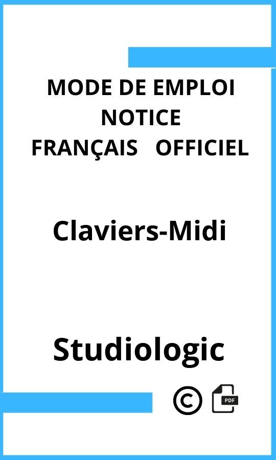 Claviers-Midi Studiologic Mode d'emploi Français