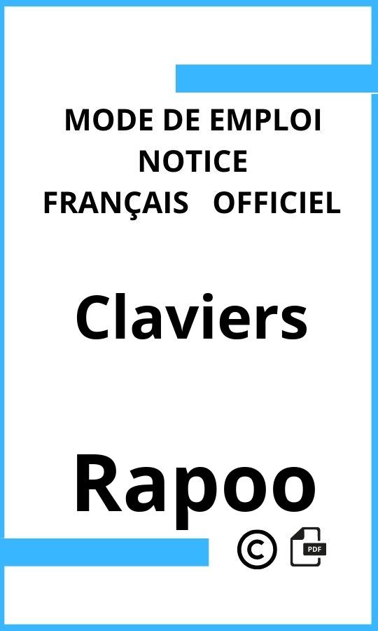 Rapoo Claviers Mode d'emploi Français