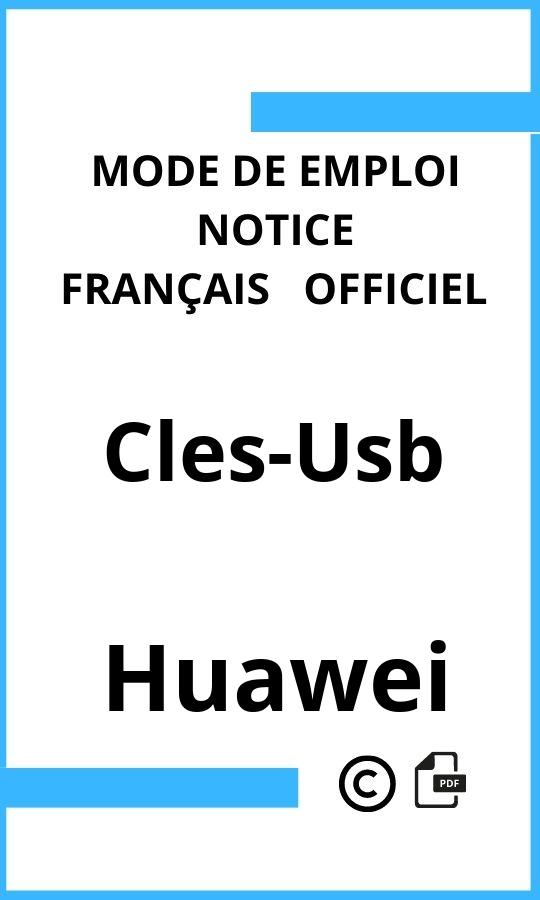 Huawei Cles-Usb Mode d'emploi Français