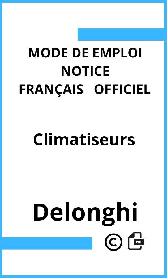 Delonghi Climatiseurs Mode d'emploi Français