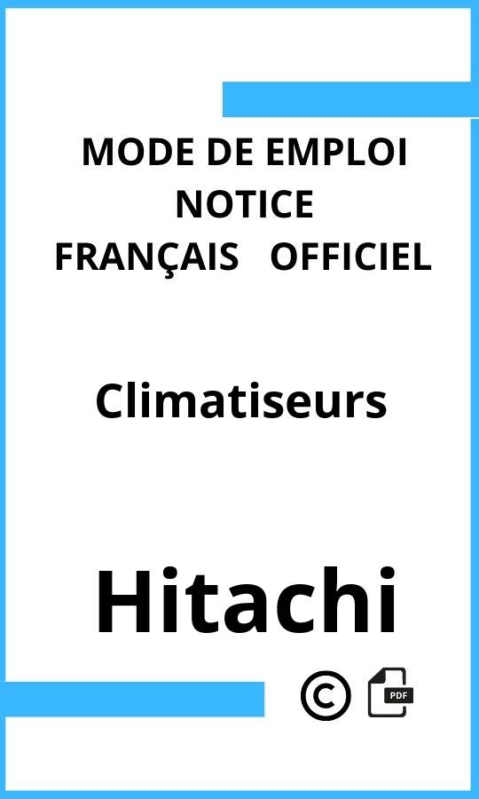 Mode d'emploi four Climatiseurs Hitachi Français