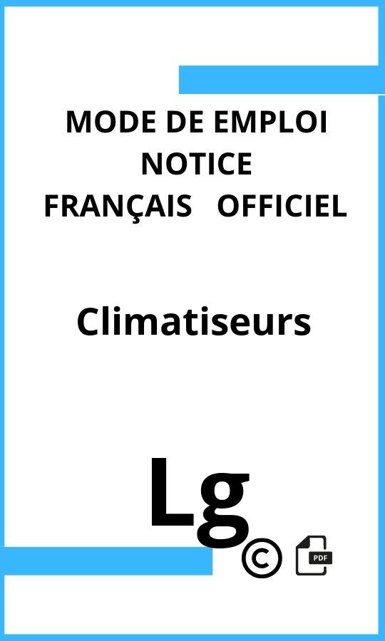 Climatiseurs Lg Mode d'emploi Français