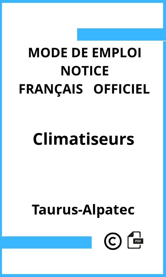 Taurus-Alpatec Climatiseurs Mode d'emploi Français