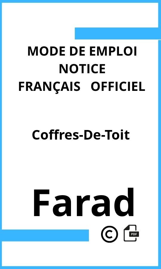 Mode d'emploi four Farad Coffres-De-Toit Français