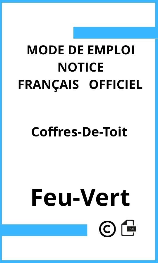 Feu-Vert Coffres-De-Toit Mode d'emploi Français