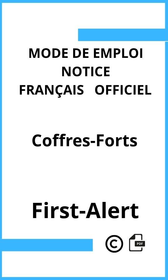 First-Alert Coffres-Forts Mode d'emploi Français