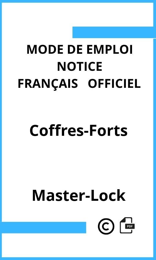 Coffres-Forts Master-Lock Mode d'emploi Français