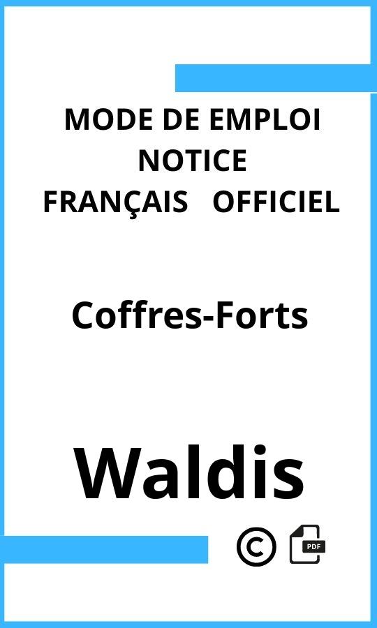 Mode d'emploi four Coffres-Forts Waldis Français