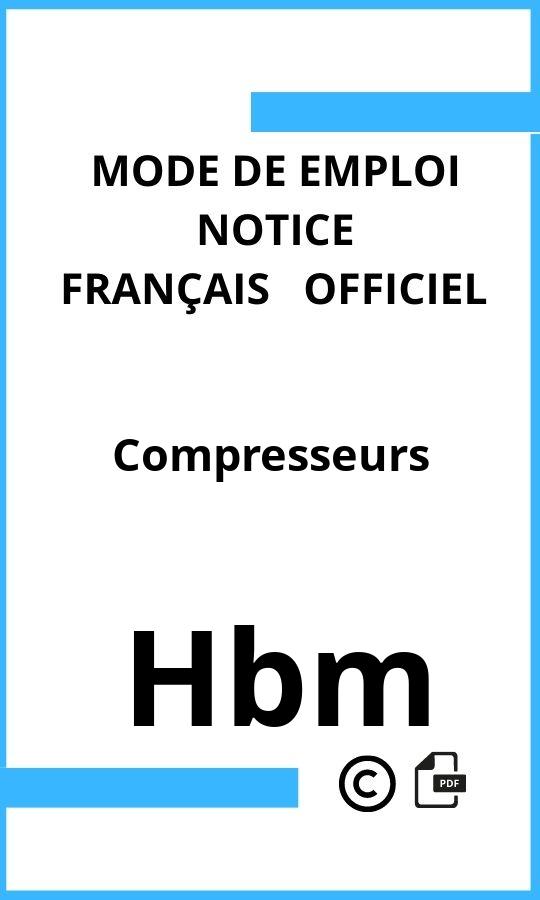 Hbm Compresseurs Mode d'emploi Français