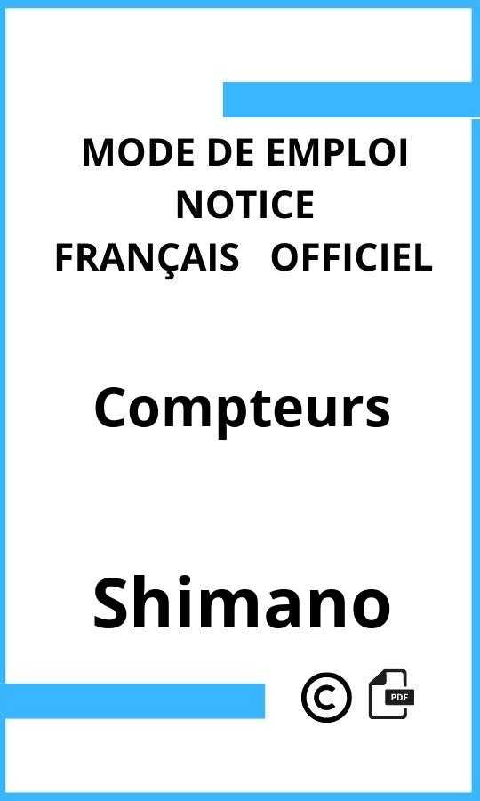 Mode d'emploi four Shimano Compteurs Français