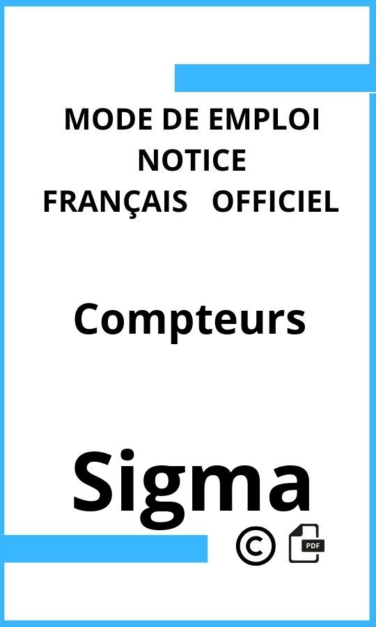 Compteurs Sigma Mode d'emploi Français