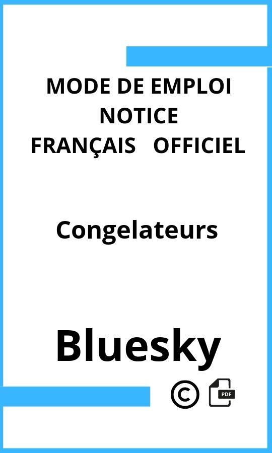 Mode d'emploi four Bluesky Congelateurs Français