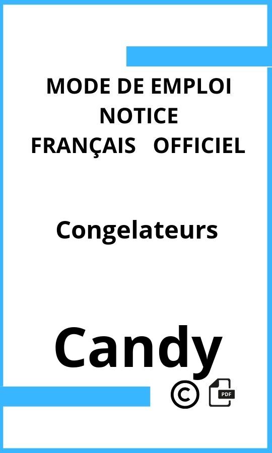 Congelateurs Candy Mode d'emploi Français