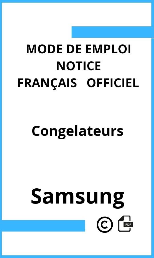 Mode d'emploi four Congelateurs Samsung Français