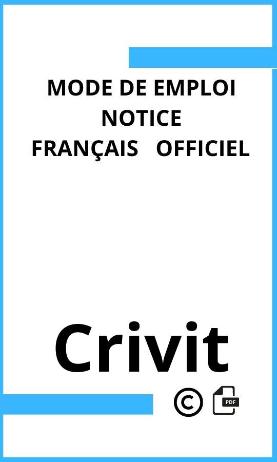  Crivit Mode d'emploi Français