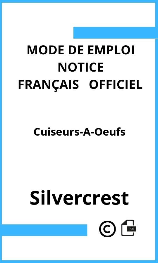 Cuiseurs-A-Oeufs Silvercrest Mode d'emploi Français