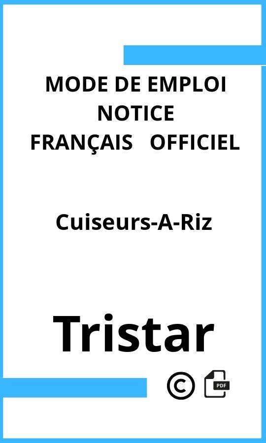 Mode d'emploi four Tristar Cuiseurs-A-Riz Français