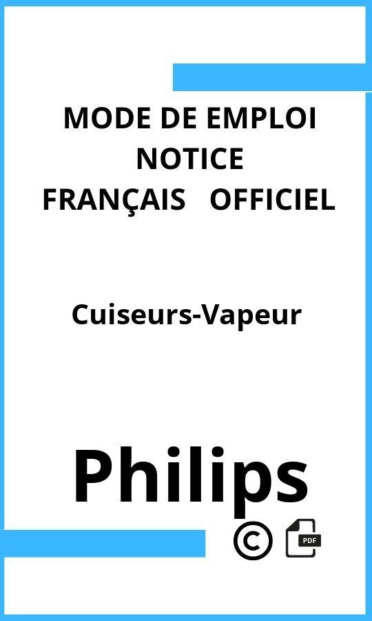 Mode d'emploi four Cuiseurs-Vapeur Philips Français