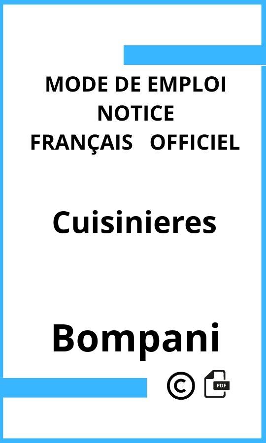 Mode d'emploi four Bompani Cuisinieres Français