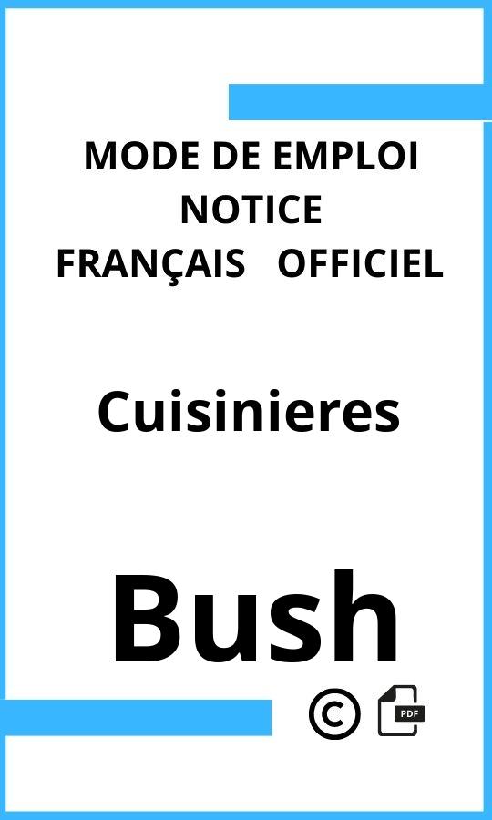 Mode d'emploi four Bush Cuisinieres Français