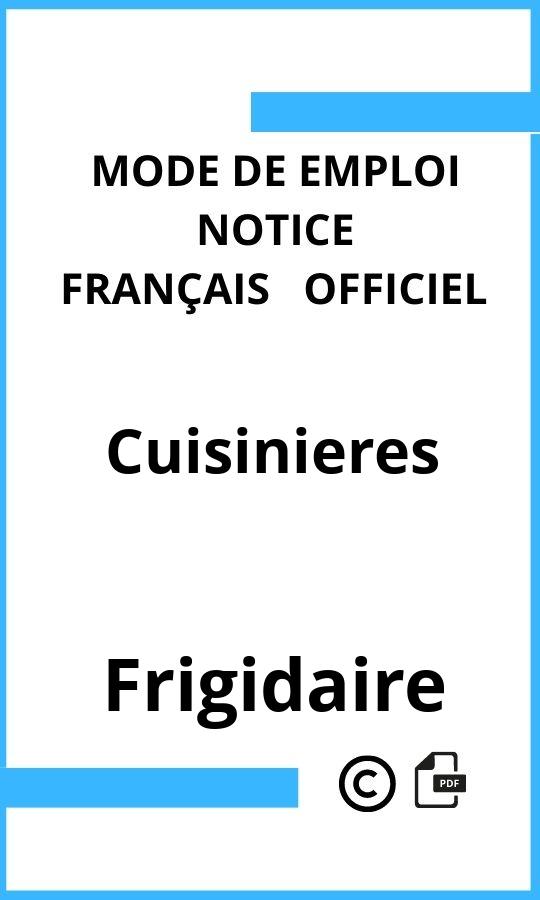 Mode d'emploi four Cuisinieres Frigidaire Français