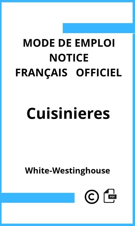 Cuisinieres White-Westinghouse Mode d'emploi Français