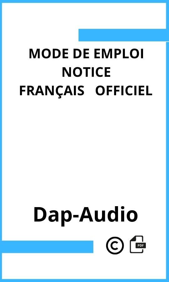  Dap-Audio Mode d'emploi Français