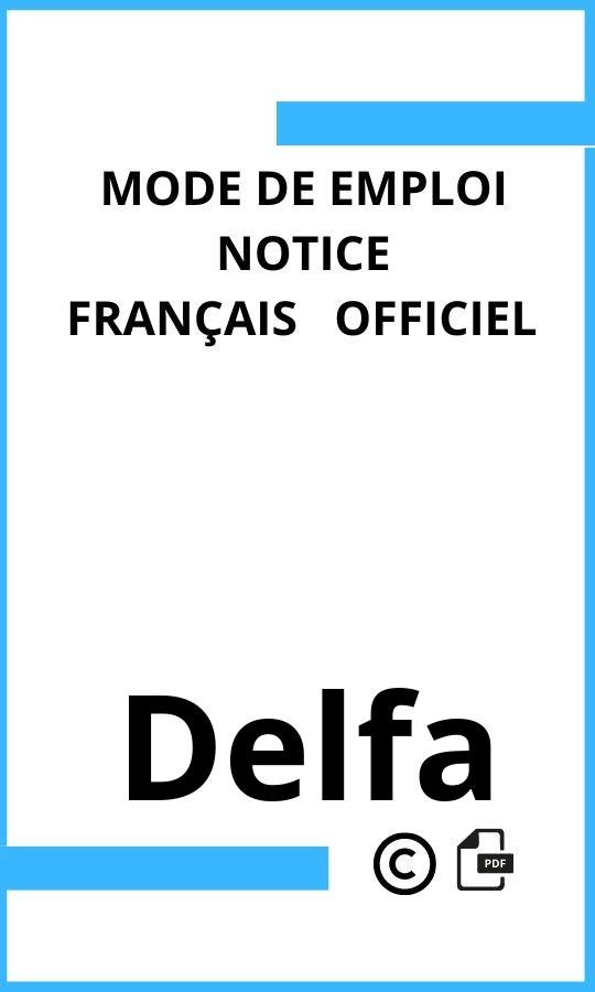  Delfa Mode d'emploi Français