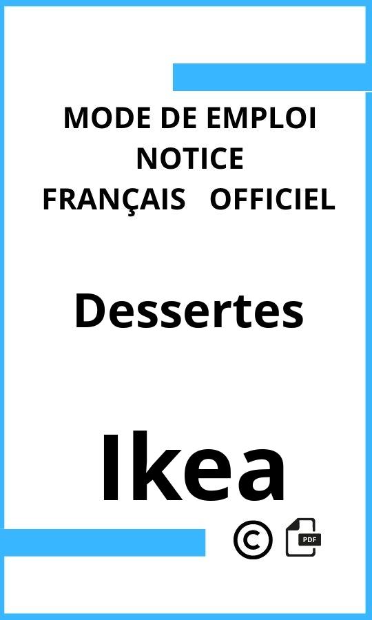 Dessertes Ikea Mode d'emploi Français