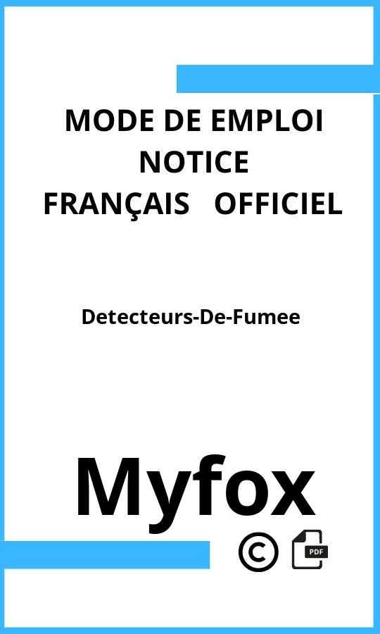 Mode d'emploi four Myfox Detecteurs-De-Fumee Français