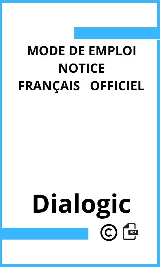 Dialogic  Mode d'emploi Français